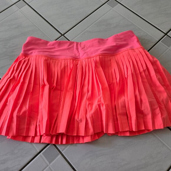 Lululemon Pleat to Street Skirt Grapefruit 6 - Picture 2 of 5